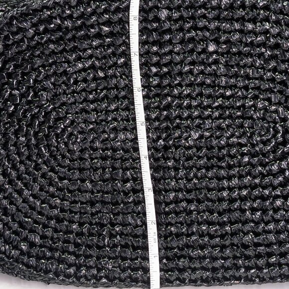 Balenciaga Women's Large Le Cagole Panier Black Raffia Tote Bag (MSRP $1,750) - Picture 11 of 13